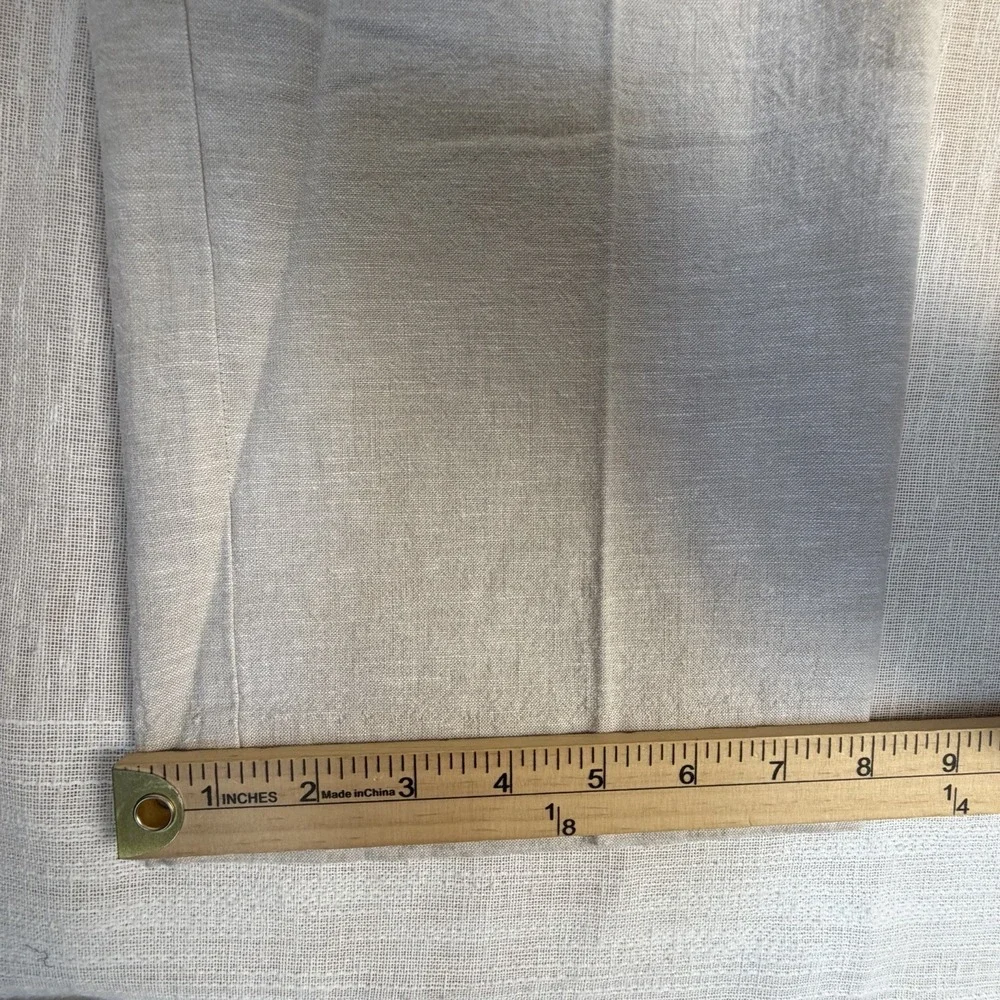 NWT Perry Ellis‎ Portfolio Men's Slim Fit Pants Sz 36x32 Natural Linen Blend $95
